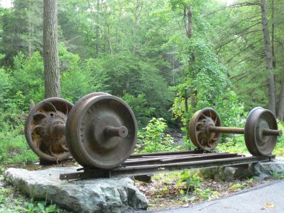 Yesterday's Train
Wheel from an old narrow gauge logging train now resting in Paint Creek Park, near Greeneville, TN.

