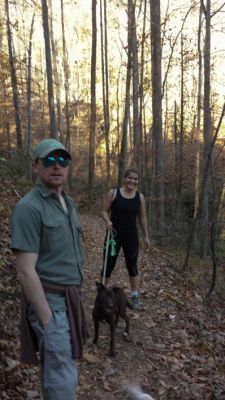  Marine and Army hiking buddy
She is a Marine just coming down from the NYC Marathon.
He is and army Vet that answered the call and is coming down also, just not the same marathon.

You are a special treat for this Oldalbatross and renew my faith in young Americans.
