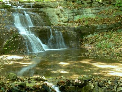Lower Falls
On private property, this falls is about 20' in height. Used Variable ND filter to help with the Bright Sun.

Ask permission, niece folks.
