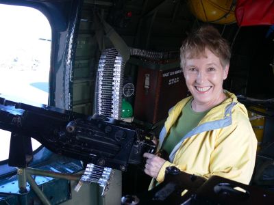 Waist?
No I did not say anything about your waist, I said this was the waist gunners position.
