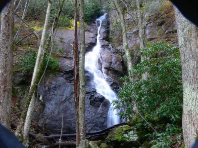 Really High
The AT goes very near the falls and can be accessed from the AT.
