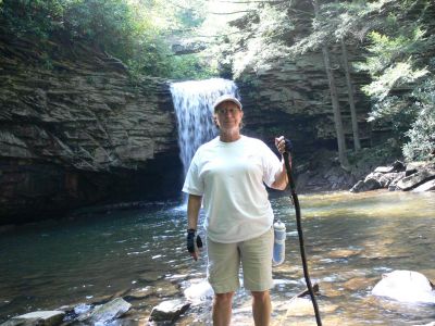 MOLLY
Meet Molly, our latest crew member. This was her first Waterfalls hike and we picked a beauty..........yeah, you also Molly.

The waterfalls is one of three along Little Stony Creek near Dungannon, VA.
