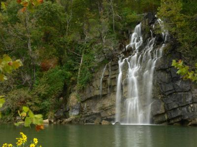 Quarry Falls-1
From the shoreline of Watauga Lake, Watauga, TN.

The falls is supplied by a Quarry just over the hill and out of sight. We have many springs and creeks in this area and this particular one is in a quarry.
