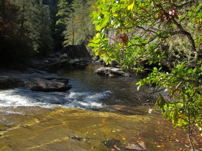Big Rocks
I will go back here in order to reach Lichen Falls.
