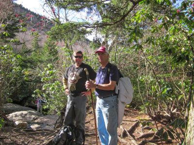 Steve
Steve just became a crew member when he showed Bol"Dar an I how to get to Middle Flat Laurel Falls. He even took the time to make sure an Old Albatross reached the top of a difficult climb back up to the trail.

Next time we are passing through Asheville, NC and not having a near death experience with fatigue, we will stop by The Double Crown for refreshments.
